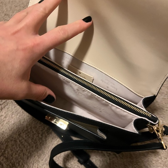 Kate Spade Black Crossbody Bag with Gold Accents - Picture 5 of 9